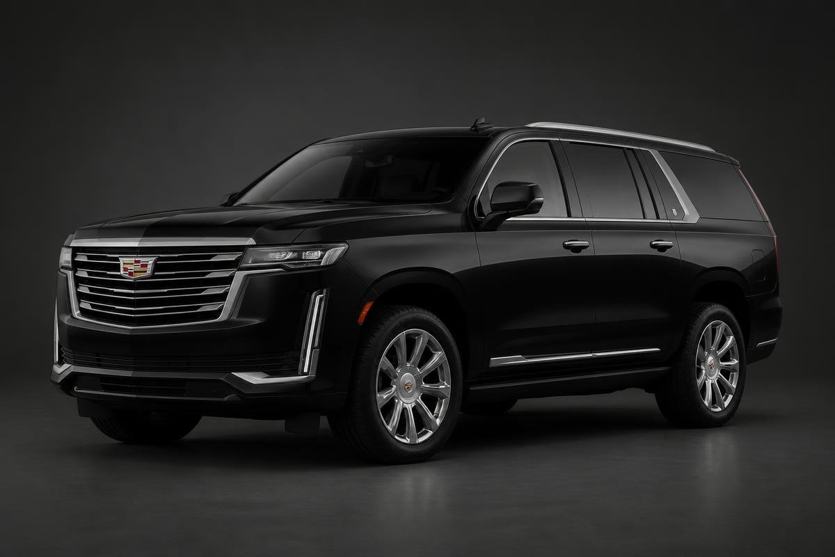 Black Cadillac Escalade 2024 premium SUV